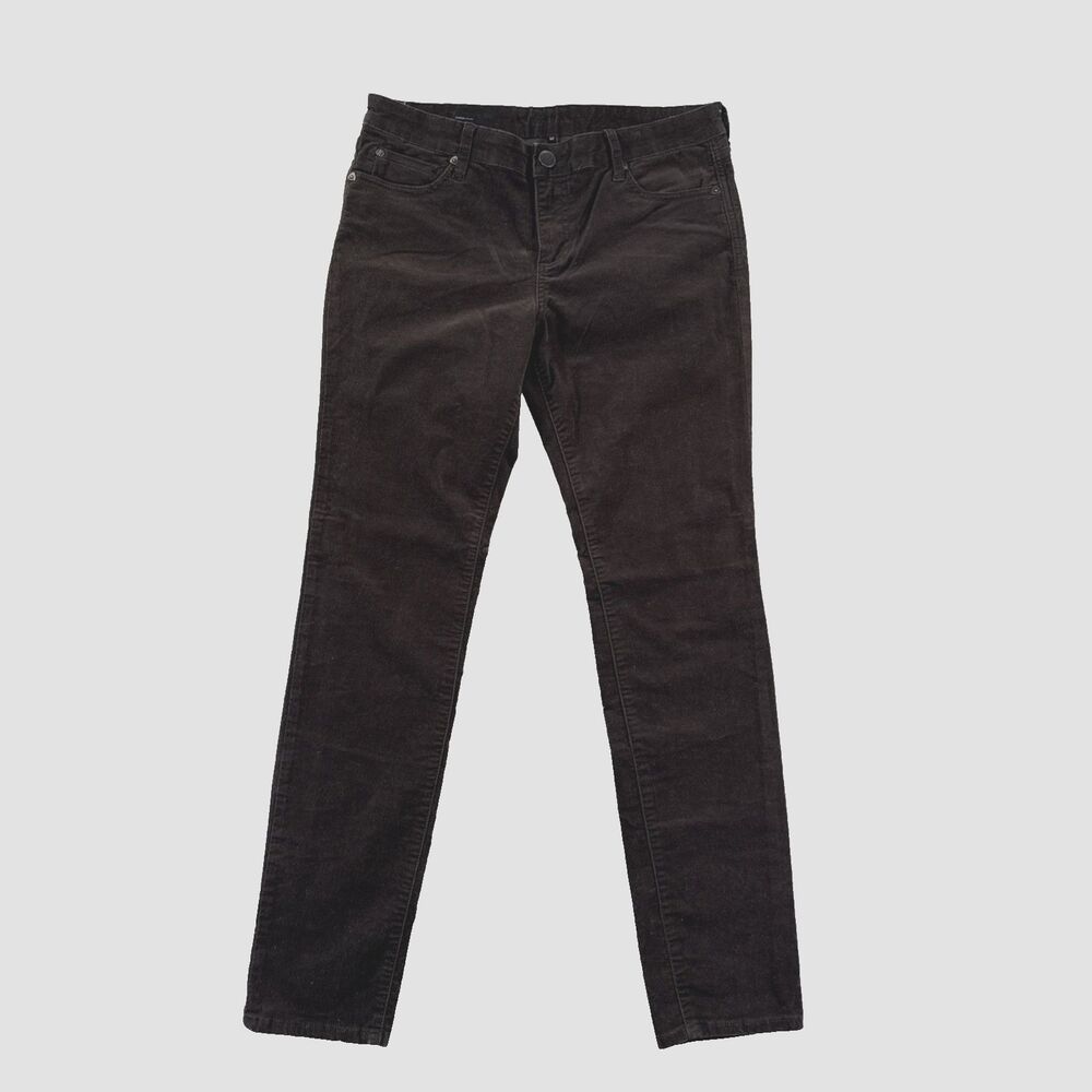 Kut from the Kloth High-Rise Skinny Jeans in Dark Brown